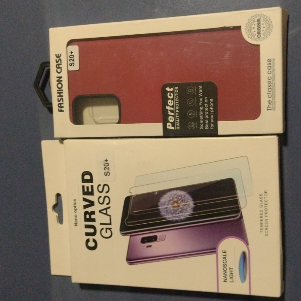 Samsung S20+ Case & Screen Protector Bundle